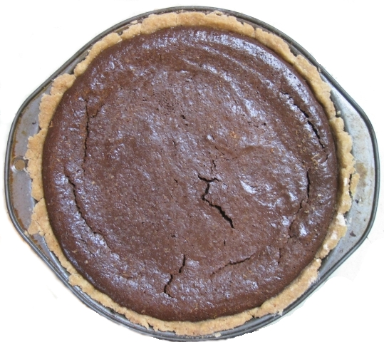 chocolate tofu pie